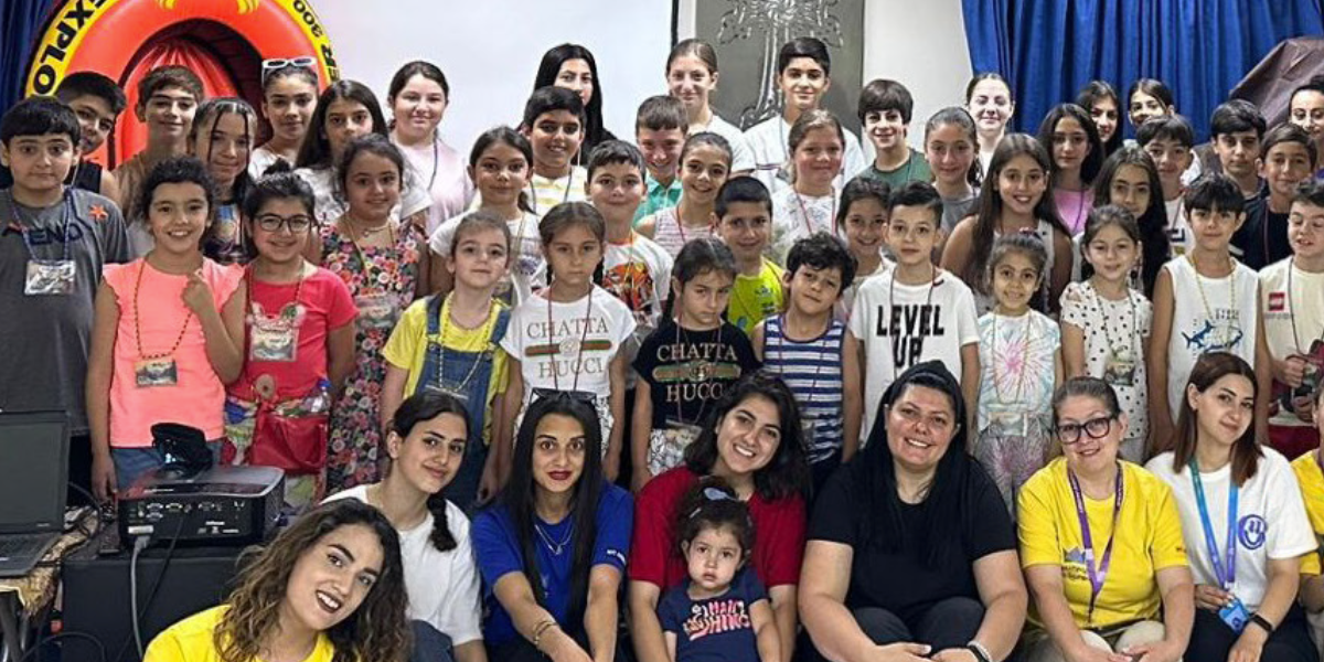 Kids at a VBS at the center in Yerevan