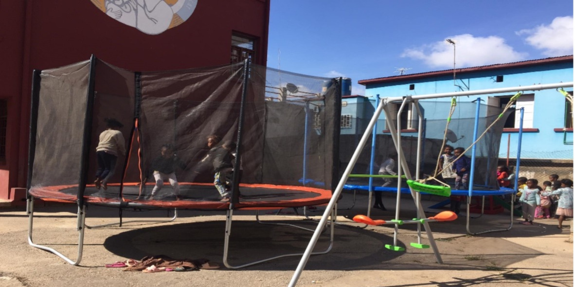 Children play at the Madagascar Street Kids Center, where opportunities for recreation and friendship are part of everyday life.