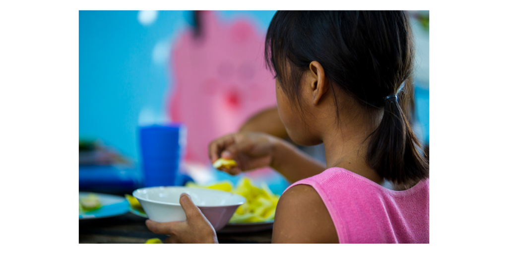 child eating