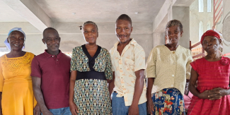 Food distribution in Haiti