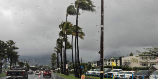 Cold, wet weather in Hawaii