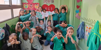 Kids at a Nazarene school in Lebanon